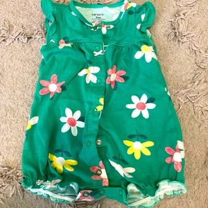 Carters baby girl snap up Romper